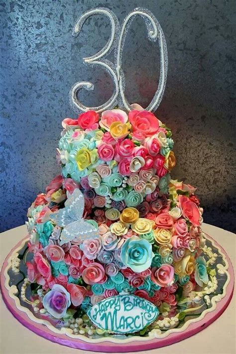 Whether it's your daughter's birthday or wedding day or convocation day or anniversary; 30th birthday cake idea? | Recipes | Pinterest | Beautiful ...