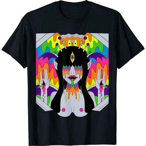 Jual Kaos Psychedelic Abstract Nude Art Lsd Hippie Trippy Gift Idea T Shirt Shopee Indonesia