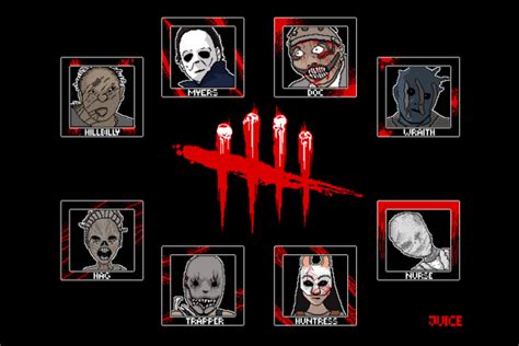 50 players parachute onto a remote island, every man for himself. Dead by daylight Killers by C0rky on Newgrounds