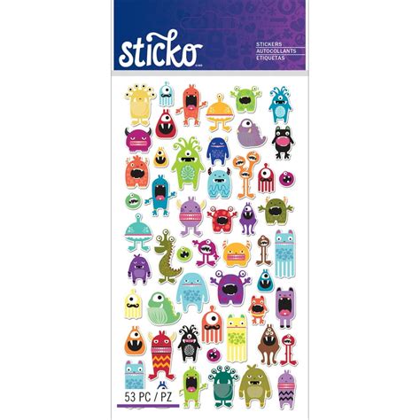 Sticko Stickers Mini Monsters
