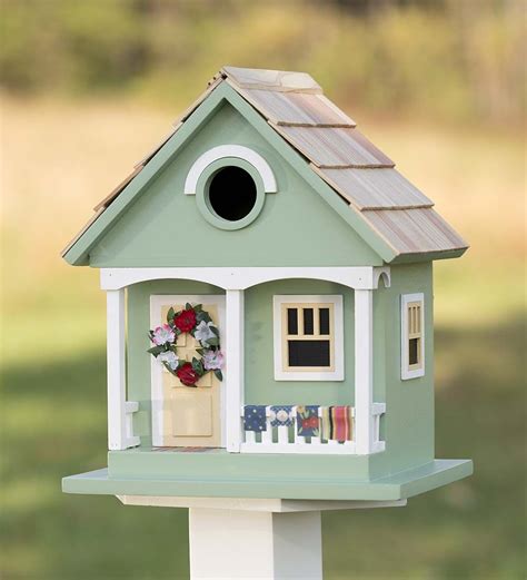 Spring Cottage Birdhouse Bird House Bird Houses Painted Cottage