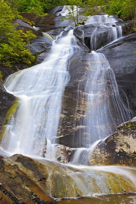 Coastal Mountain Waterfall Great Bear Rainforest British Columbia
