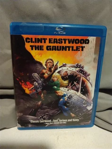 The Gauntlet Blu Ray Clint Eastwood Sondra Locke Excellent Vg