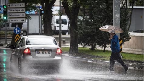 Ankara Için Kuvvetli Yağış Ve Fırtına Uyarısı Son Dakika Türkiye