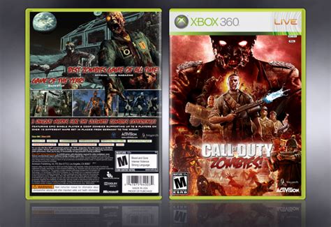 Call Of Duty Zombies Xbox 360 Box Art Cover By Delillo Grafix