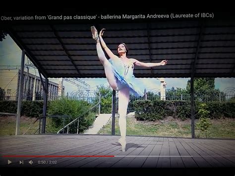 Обер вариация из Классического па де де лучшая балерина Маргарита Андреева смотреть онлайн