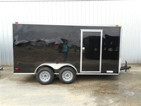 7′ X 14′ Tandem Axle V Nose Cargo Trailer Guaranteed Lowest Prices On