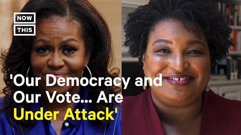 Michelle Obama And Stacey Abrams Featured In Voting Rights Psa Youtube