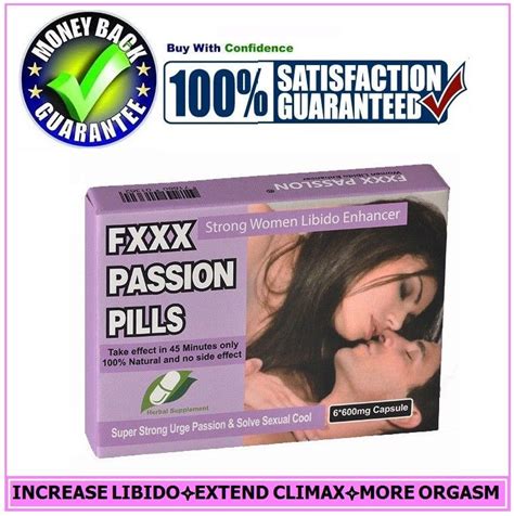 Female Sex Pill Enhancer Fxxx Passion Capsule Drive Women Libido Higher 6pill