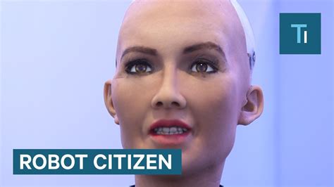 Sophia The Humanoid Robot Just Became A Robot Citizen Youtube