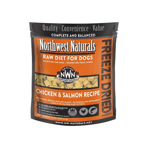 Ever considered feeding your dog raw food? Northwest Naturals Freeze Dried Chicken & Salmon Raw Diet ...