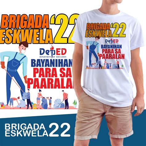 Brigada Eskwela 22 T Shirt Shopee Philippines