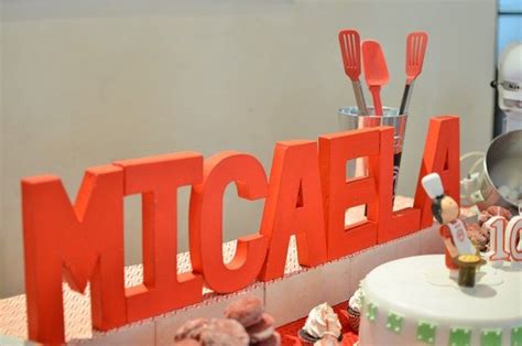 Micaelas Junior Masterchef Themed Party Dessert Spread Details Pizza Party Birthday Th