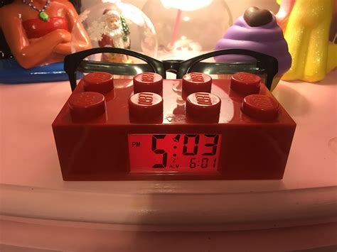 Found This Lego Alarm Clock For 99 For My Daughters Night Stand It