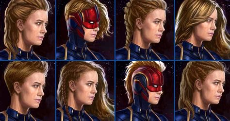These Alternate Captain Marvel Hairstyles From Avengers Endgame Are
