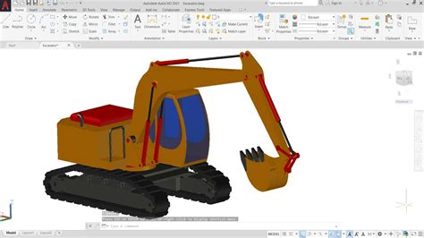 Excavator Full Design In Autocad By ⓐⓤⓣⓞⓒⓐⓓⓒⓜⓓ Youtube