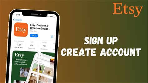 How To Sign Up Etsy App Create Etsy Account Youtube