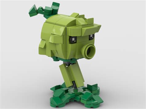 Lego Moc Pvz 2 Primal Peashooter By Excaliburtheone Rebrickable