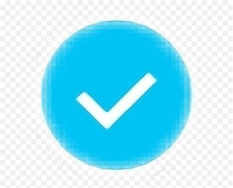 Bluetick Blue Sticker By Vertical Emojiblue Tick Emoji Free Emoji