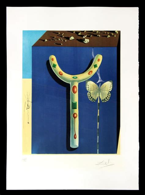 Sold Price Salvador Dali Surrealist Crutch May 4 0118 1200 Pm Edt