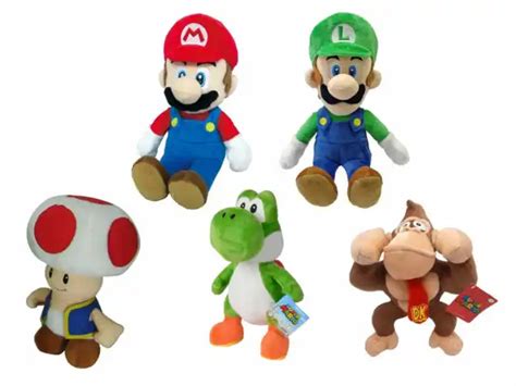 New Nintendo Super Mario 30cm Plush Toy Mario Luigi Toad Yoshi Donkey