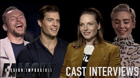 Henry cavill è august walker; Mission: Impossible - Fallout Cast Interviews! Henry ...