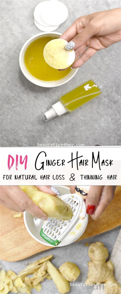 The warm spicy scent of ginger also has aromatic properties that reduce stress. Ginger Oil Hair Mask | Recipe (With images) | Hair mask ...