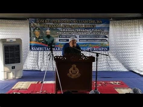 Ketua polis daerah ipoh acp a. Live Stream 20/04/2019 : Ustaz Azhar Idrus Official - Ibu ...