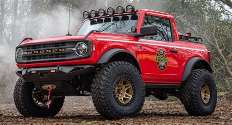 Ford Bronco Fire Command Pickup Debuts A Rugged Throwback Carscoops