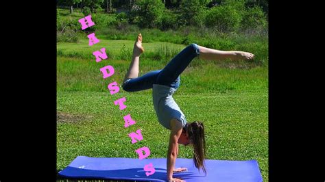 How To Do A Handstand Gymnastics Tutorial For Beginners