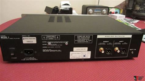 Sonic Frontiers Sfcd 1 Cd Player With Major Upgrades Photo 2362823