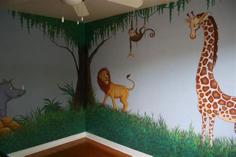 Pin By Lauren Boyles On Nursery Ideas Animal Mural Animal Nursery
