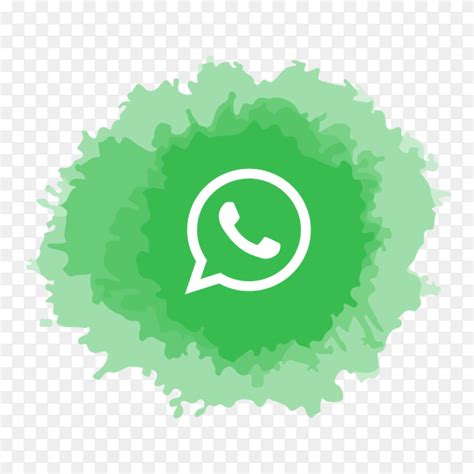 Whatsapp Logo Watercolor Social Media Png Similar Png
