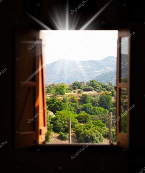 Mountain Views From The Window — Stock Photo © Lebval 19940777