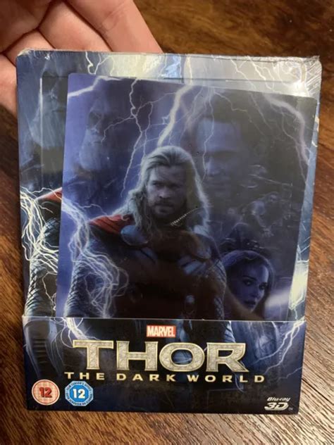 Thor The Dark World Zavvi Exclusive Lenticular Steelbook Blu Ray 3d