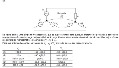 A Corrente Eletrica I Que Devera Circular Pela Lampada
