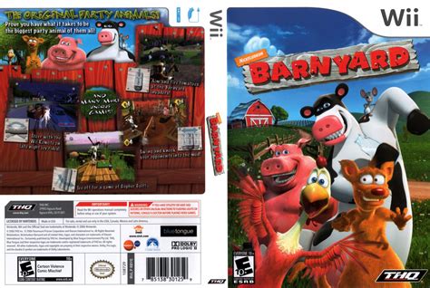 Barnyard Nintendo Wii Game Covers Barnyard Dvd Ntsc F
