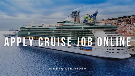 How To Apply At Royal Caribbean Cruise|How To Apply Cruise Job Online