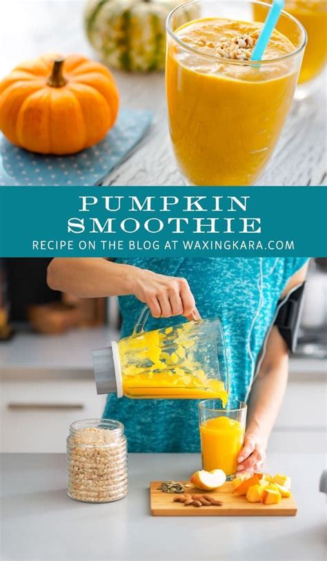 Pumpkin Smoothie For Post Workout Recovery Made With Our Honey Recipe