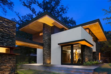 Organically Inspired House Designs Exterior Modern Architecture