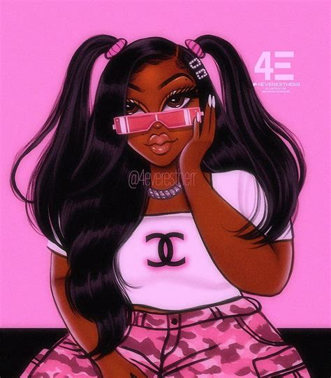 黒人少女漫画 Pinterest、ピンクの黒人少女 Hd電話の壁紙 Pxfuel