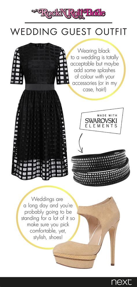 We paired textures like leather, studs and tie dye with rustic wood, golds, and lush greens to marry the harshness of classic 1970's rock and roll. Wedding guest outfit from Rock n Roll Bride | Wedding ...