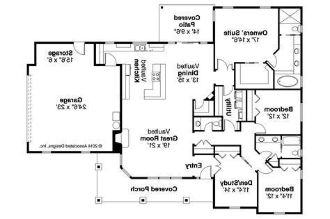 All plans are protected by us copyright law. Brightheart | One Story House Plans | Ranch House Plans ...