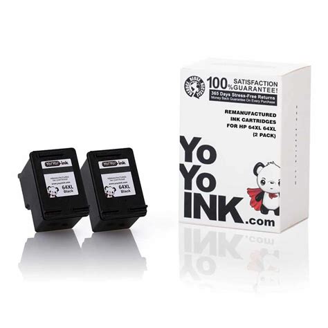 Hp 64 Hp 64xl Black Ink Cartridge Remanufactured Yoyoink
