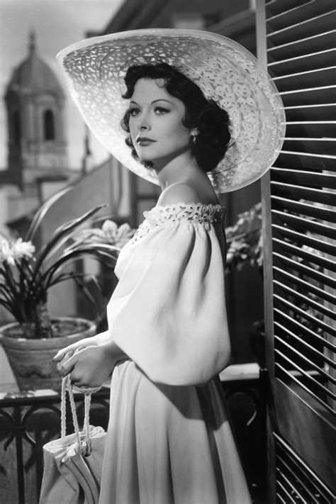 hedy lamarr in a lady without a passport 1950 vintage hollywood glamour old hollywood style