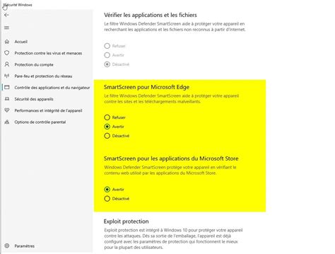 Comment désactiver SmartScreen sur Windows 11 10 7 ou 8 malekal com