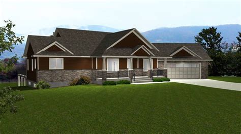 They can add square footage without mediterranean house plans, luxury house plans, walk out basement house plans, sloping lot house plans, 10042. HOUSE PLAN 2012610 BUNGALOW WITH WALKOUT by Edesignsplans.ca. Over 2000 square feet on the main ...