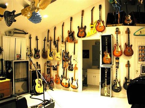 Man Cave Post Your Guitar Rooms Forums Guitar Room Music Studio
