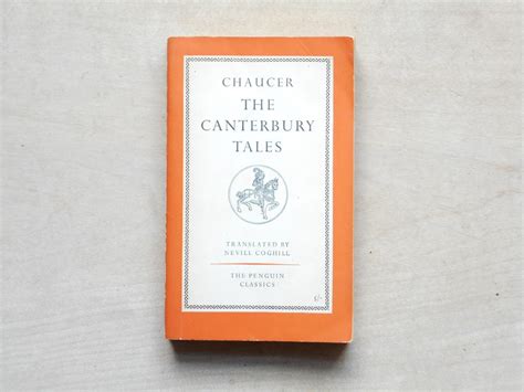 Penguin Classic The Canterbury Tales Chaucer Penguin Book Etsy