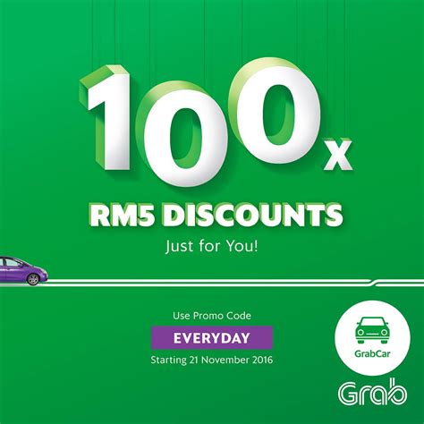 New users can make use of this code up to twice when they order any of their favorite food though grabfood. GrabCar Promo Code 100 X RM5 Discount Penang, Johor Bahru ...